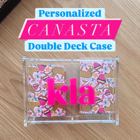 Personalized Acrylic Card Deck Tray