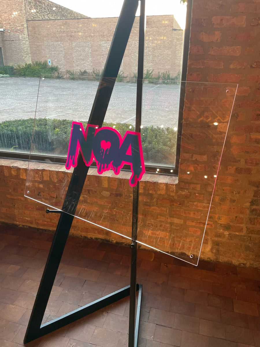 Custom Acrylic Guest Signing Board – A Wink and A Nod