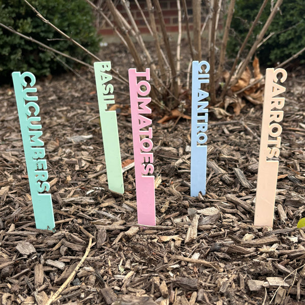 Bloom Where You're Planted Garden Marker Plant Stakes