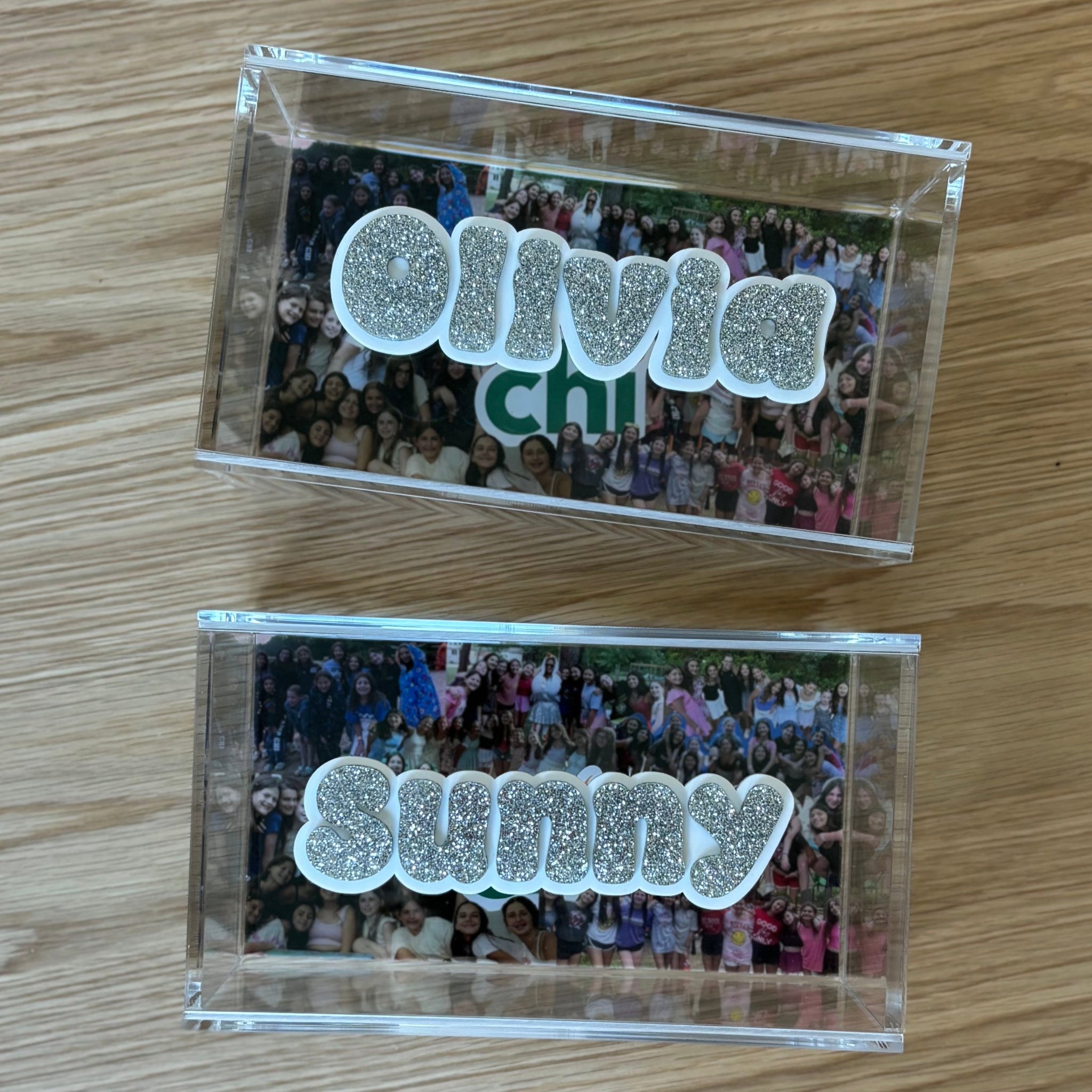 Acrylic Sliding Lid Keepsake Box