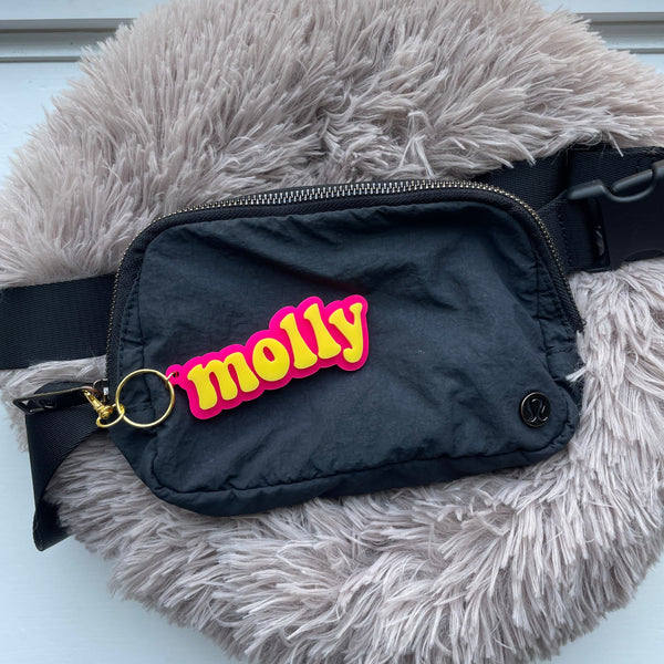 Personalized Acrylic Keychain Bag Tags