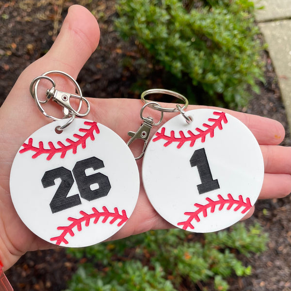 All-Star Baseball Keychains