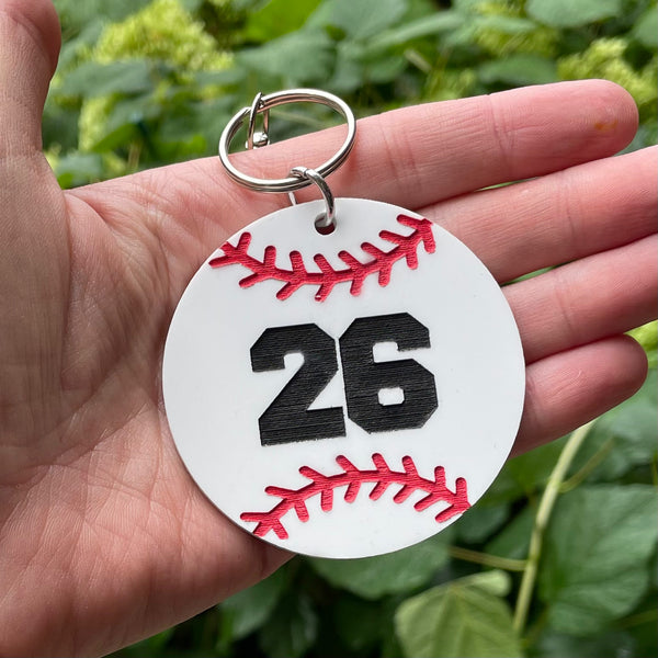 All-Star Baseball Keychains