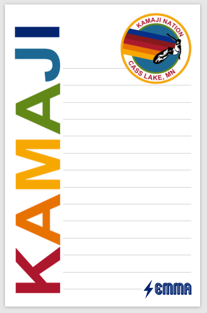 Striped Nation Camp Notepads