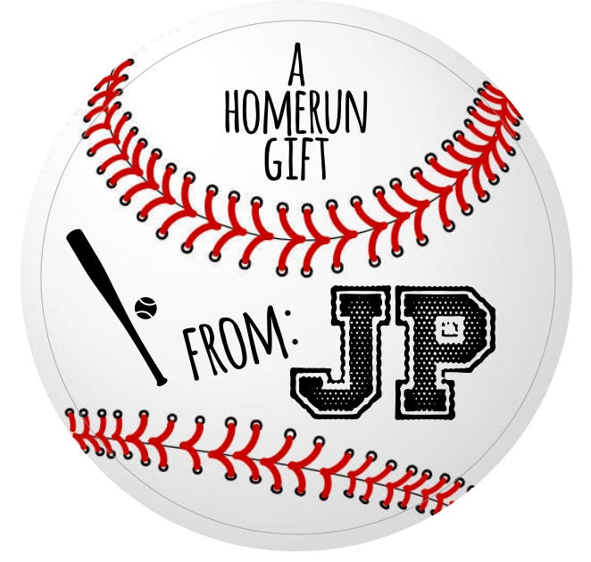 Baseball Gift Stickers