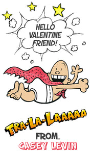 Captain Underpants Valentine Cards