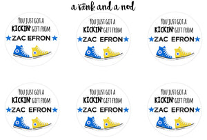 Kickin’ it Shoes Gift Stickers