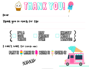 Ice Scream, You Scream Ice Cream Blank You Notes