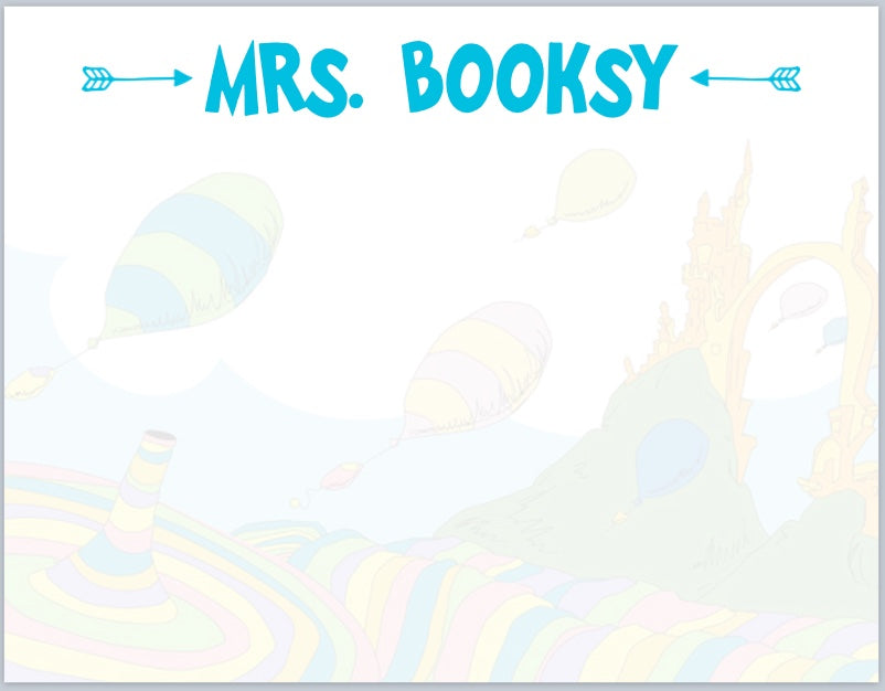 Library LMC Teacher Notecards