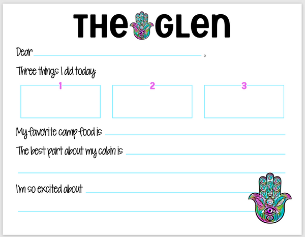 Hamsa v2 Camp Notecards