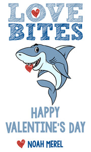 Shark Attack Valentine Cards