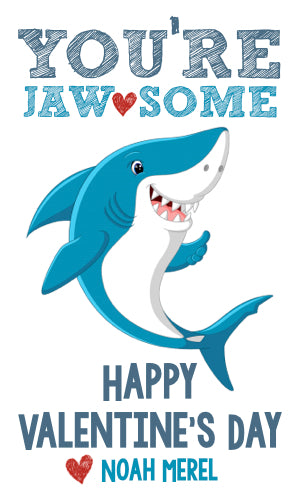 Shark Attack Valentine Cards