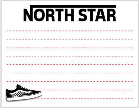 Off The Wall Vans Camp Notecards