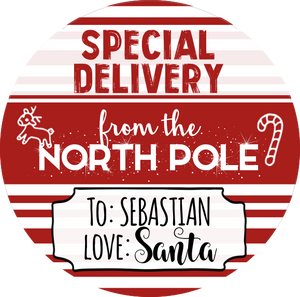 From the North Pole Gift Stickers
