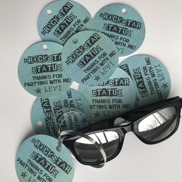 Rockstar Favor Tag