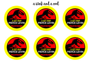 Jurassic Park Gift Stickers