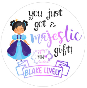 Majestic Princess Gift Stickers