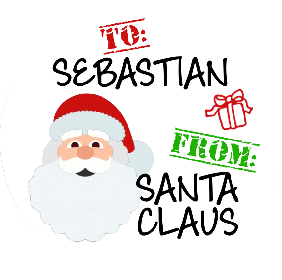 Santa's Helper Gift Stickers