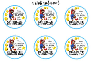 Super Mario Brothers Gift Stickers