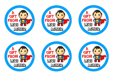 Superman Gift Stickers