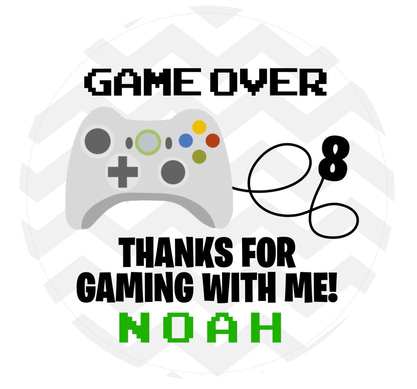 Game Over Favor Tag