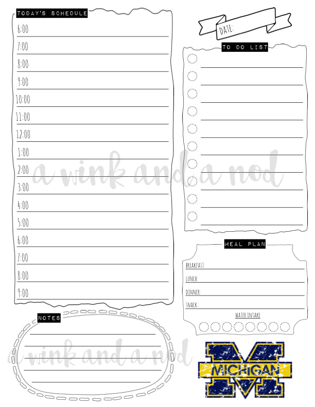 Bullet Journal College Notepads