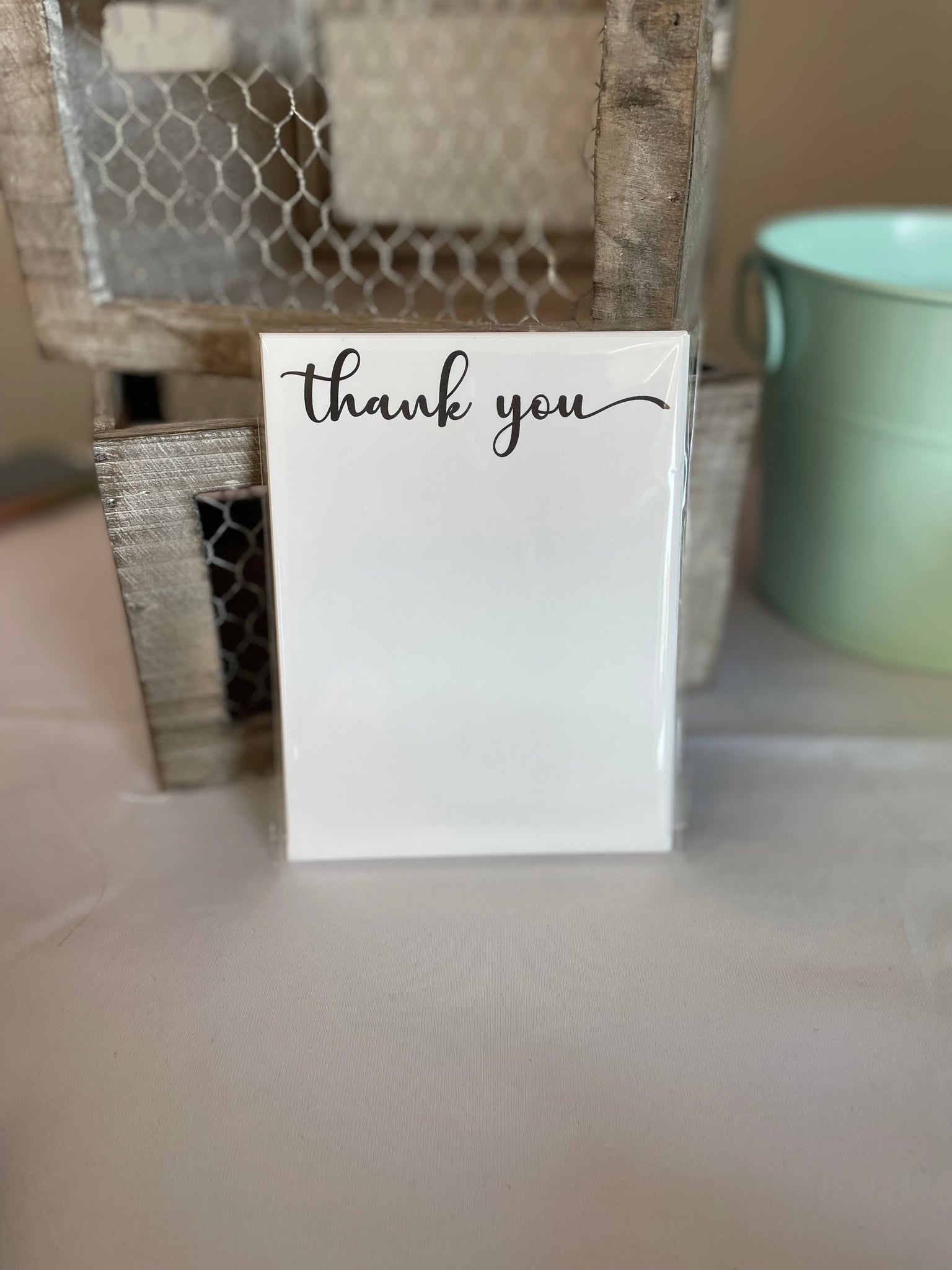 Script Portrait Thank You Notes