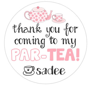 Tea ParTEA Favor Tag