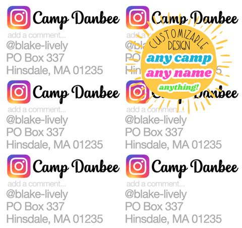 Instagram Worthy Return Address Labels