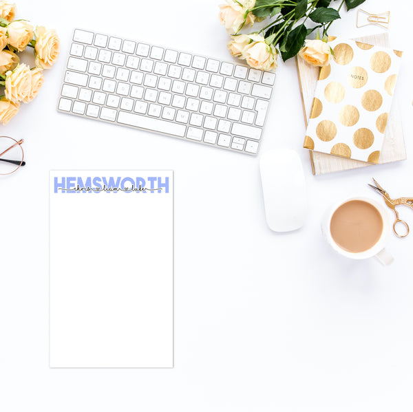 Name Knockout Notepads