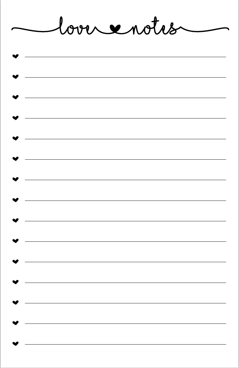 Love Notes